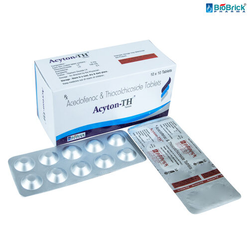 Aceclofenac, Thiocolchicoside Tablets