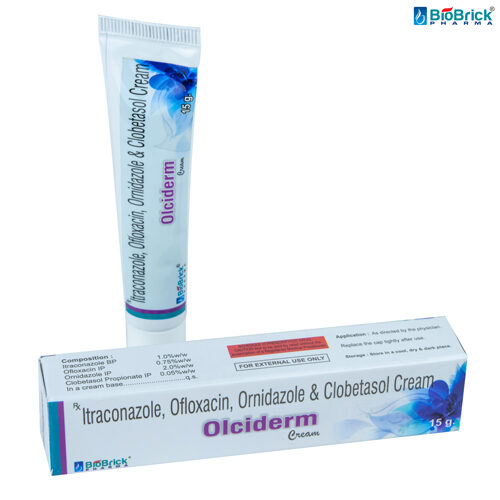Terbinafine, Clobetasol, Ofloxacin & Ornidazole Cream